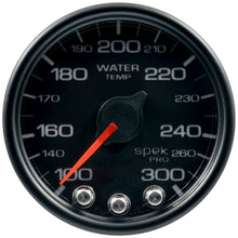 Load image into Gallery viewer, AutoMeter Gauges Autometer Spek-Pro - Nascar 2-1/16in Water Temp 100-300F Bcb Ecu