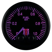 Load image into Gallery viewer, AutoMeter Gauges Autometer Stack 52mm 0-1 Bar M10 Male Pro-Control Fuel Pressure Gauge - Black