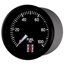 Load image into Gallery viewer, AutoMeter Gauges Autometer Stack 52mm 0-100 PSI 1/8in NPTF Male Pro Stepper Motor Fuel Pressure Gauge - Black