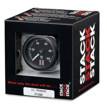 Load image into Gallery viewer, AutoMeter Gauges Autometer Stack 52mm 0-100 PSI 1/8in NPTF Male Pro Stepper Motor Oil Pressure Gauge - Black