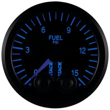 Load image into Gallery viewer, AutoMeter Gauges Autometer Stack 52mm 0-15 PSI 1/8in NPTF Male Pro-Control Fuel Pressure Gauge - Black