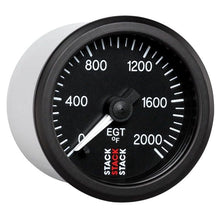 Load image into Gallery viewer, AutoMeter Gauges Autometer Stack 52mm 0-2000 Deg F Pro Stepper Motor Exhaust Gas Temp Gauge - Black
