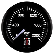 Load image into Gallery viewer, AutoMeter Gauges Autometer Stack 52mm 0-2000 Deg F Pro Stepper Motor Exhaust Gas Temp Gauge - Black