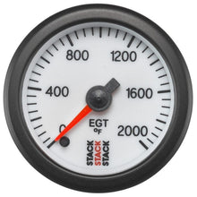 Load image into Gallery viewer, AutoMeter Gauges Autometer Stack 52mm 0-2000 Deg F Pro Stepper Motor Exhaust Gas Temp Gauge - White