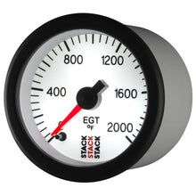 Load image into Gallery viewer, AutoMeter Gauges Autometer Stack 52mm 0-2000 Deg F Pro Stepper Motor Exhaust Gas Temp Gauge - White