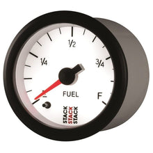 Load image into Gallery viewer, AutoMeter Gauges Autometer Stack 52mm 0-280 Ohm Programmable Pro Stepper Motor Fuel Level Gauge - White