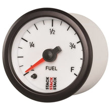 Load image into Gallery viewer, AutoMeter Gauges Autometer Stack 52mm 0-280 Ohm Programmable Pro Stepper Motor Fuel Level Gauge - White