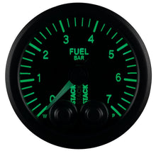 Load image into Gallery viewer, AutoMeter Gauges Autometer Stack 52mm 0-7 Bar M10 Male Pro-Control Fuel Pressure Gauge - Black