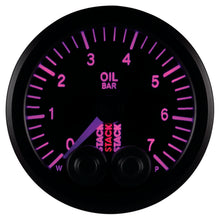 Load image into Gallery viewer, AutoMeter Gauges Autometer Stack 52mm 0-7 Bar M10 Male Pro-Control Oil Pressure Gauge - Black