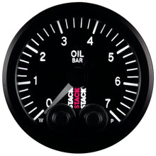 Load image into Gallery viewer, AutoMeter Gauges Autometer Stack 52mm 0-7 Bar M10 Male Pro-Control Oil Pressure Gauge - Black