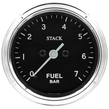 Load image into Gallery viewer, AutoMeter Gauges Autometer Stack 52mm 0-7 Bar M10 Male Pro Stepper Motor Fuel Pressure Gauge - Classic