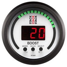 Load image into Gallery viewer, AutoMeter Gauges Autometer Stack 52mm -1 to +2 Bar (-30INHG to +30 PSI) Boost Controller - White