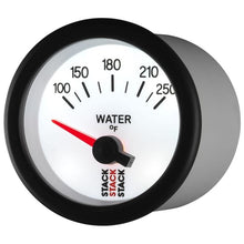 Load image into Gallery viewer, AutoMeter Gauges Autometer Stack 52mm 100-250 Deg F 1/8in NPTF Electric Water Temp Gauge - White