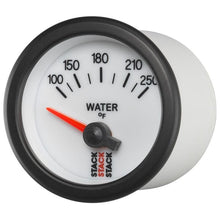 Load image into Gallery viewer, AutoMeter Gauges Autometer Stack 52mm 100-250 Deg F 1/8in NPTF Electric Water Temp Gauge - White