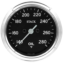 Load image into Gallery viewer, AutoMeter Gauges Autometer Stack 52mm 140-280 Deg F 1/8in NPTF Male Pro Stepper Motor Oil Temp Gauge - Classic