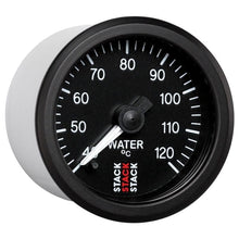 Load image into Gallery viewer, AutoMeter Gauges Autometer Stack 52mm 40-120 Deg C 1/8in NPTF Male Pro Stepper Motor Water Temp Gauge - Black