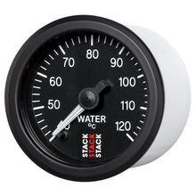 Load image into Gallery viewer, AutoMeter Gauges Autometer Stack 52mm 40-120 Deg C 1/8in NPTF Male Pro Stepper Motor Water Temp Gauge - Black