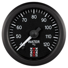 Load image into Gallery viewer, AutoMeter Gauges Autometer Stack 52mm 40-120 Deg C 1/8in NPTF Male Pro Stepper Motor Water Temp Gauge - Black