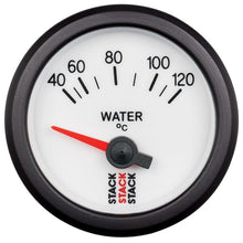 Load image into Gallery viewer, AutoMeter Gauges Autometer Stack 52mm 40-120 Deg C M10 Male Electric Water Temp Gauge - White
