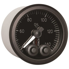 Load image into Gallery viewer, AutoMeter Gauges Autometer Stack 52mm 40-140 Deg C 1/8in NPTF Male Pro-Control Oil Temp Gauge - Black