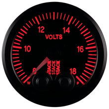 Load image into Gallery viewer, AutoMeter Gauges Autometer Stack 52mm 8-18V Pro-Control Battery Voltage Gauge -Black