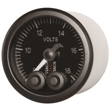 Load image into Gallery viewer, AutoMeter Gauges Autometer Stack 52mm 8-18V Pro-Control Battery Voltage Gauge -Black