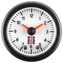 Load image into Gallery viewer, AutoMeter Gauges Autometer Stack Analog Clock Gauge - White