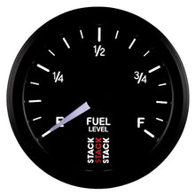 Load image into Gallery viewer, AutoMeter Gauges Autometer Stack Instruments 52mm 0-280 Ohm Programmable Pro Stepper Motor Fuel Level Gauge - Black