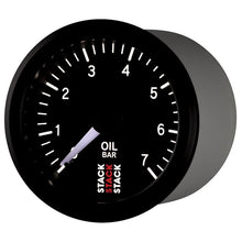 Load image into Gallery viewer, AutoMeter Gauges Autometer Stack Instruments 52mm 0-7 BAR M10 (M) Mechanical Oil Pressure Gauge - Black