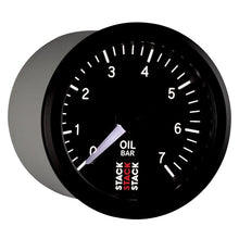 Load image into Gallery viewer, AutoMeter Gauges Autometer Stack Instruments 52mm 0-7 BAR M10 (M) Mechanical Oil Pressure Gauge - Black