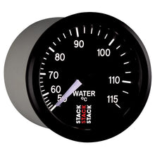 Load image into Gallery viewer, AutoMeter Gauges Autometer Stack Instruments 52mm 50-115 Celsius 3/8 BSPT (M) Mechanical Water Temp Gauge - Black