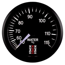 Load image into Gallery viewer, AutoMeter Gauges Autometer Stack Instruments 52mm 50-115 Celsius 3/8 BSPT (M) Mechanical Water Temp Gauge - Black