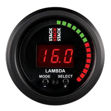 Load image into Gallery viewer, AutoMeter Gauges Autometer Stack Instruments 52mm Wideband Air-Fuel Ratio (LAMBDA) Gauge - Black