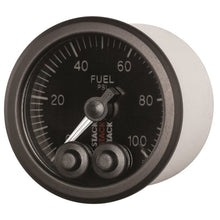 Load image into Gallery viewer, AutoMeter Gauges Autometer Stack Instruments Pro Control 52mm 0-100 PSI Fuel Pressure Gauge - Black (1/8in NPTF Male)