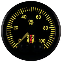 Load image into Gallery viewer, AutoMeter Gauges Autometer Stack Instruments Pro Control 52mm 0-100 PSI Oil Pressure Gauge - Black (1/8in NPTF Male)