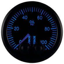 Load image into Gallery viewer, AutoMeter Gauges Autometer Stack Instruments Pro Control 52mm 0-100 PSI Oil Pressure Gauge - Black (1/8in NPTF Male)