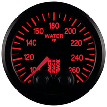 Load image into Gallery viewer, AutoMeter Gauges Autometer Stack Pro Control 52mm 100-260 deg F Water Temp Gauge - Black (1/8in NPTF Male)