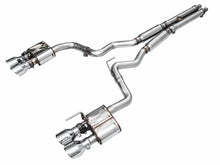 Load image into Gallery viewer, AWE Tuning AWE3025-42650 AWE 2024 Ford Mustang GT Fastback S650 RWD SwitchPath Catback Exhaust w/ Quad Chrome Silver Tips