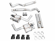 Load image into Gallery viewer, AWE Tuning AWE3025-43650 AWE 2024 Ford Mustang GT Fastback S650 RWD SwitchPath Catback Exhaust w/ Quad Diamond Black Tips
