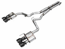 Load image into Gallery viewer, AWE Tuning AWE3025-43650 AWE 2024 Ford Mustang GT Fastback S650 RWD SwitchPath Catback Exhaust w/ Quad Diamond Black Tips