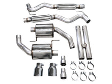 Load image into Gallery viewer, AWE Tuning AWE3015-32650 AWE 2024 Ford Mustang GT Fastback S650 RWD Touring Catback Exhaust w/ Dual Chrome Silver Tips