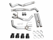 Load image into Gallery viewer, AWE Tuning AWE3020-43650 AWE 2024 Ford Mustang GT Fastback S650 RWD Track Edition Catback Exhaust w/ Quad Diamond Black Tips