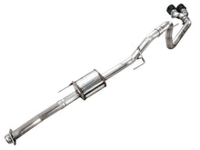 Load image into Gallery viewer, AWE Tuning AWE3015-33145 AWE 21-25 Ford F150 (14th Gen Reg Cab) Cat-Back Exhaust - 4.5in Dual Side Exit Diamond Black Tips