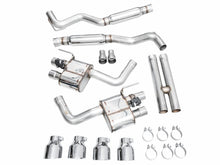 Load image into Gallery viewer, AWE Tuning Exhaust System Kit AWE SwitchPath™ Exhaust for S650 Mustang Dark Horse - Quad Chrome Silver Tips