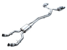Load image into Gallery viewer, AWE Tuning Exhaust System Kit AWE Touring Edition Exhaust for Audi C8 S6/S7 - Chrome Silver Tips