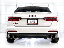 Load image into Gallery viewer, AWE Tuning Exhaust System Kit AWE Touring Edition Exhaust for Audi C8 S6/S7 - Chrome Silver Tips