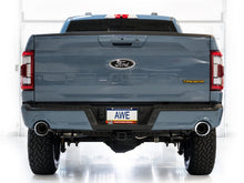 Load image into Gallery viewer, AWE Tuning Exhaust System Kit AWE Tuning AWE 0FG Non-Resonated Catback for '21+ Ford F-150 Tremor - Chrome Silver Tips 3020-32402