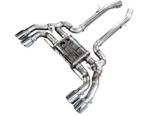 Load image into Gallery viewer, AWE Tuning Exhaust System Kit AWE Tuning AWE SwitchPath Axleback Exhaust for BMW F97 X3M/F98 X4M - Chrome Silver Tips 3025-42301