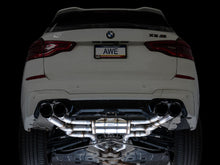 Load image into Gallery viewer, AWE Tuning Exhaust System Kit AWE Tuning AWE SwitchPath Axleback Exhaust for BMW F97 X3M/F98 X4M - Diamond Black Tips 3025-43301
