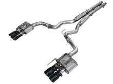 Load image into Gallery viewer, AWE Tuning Exhaust System Kit AWE Tuning AWE SwitchPath™ Cat-back Exhaust for '18-'23Mustang GT - Quad Diamond Black Tips 3025-43550
